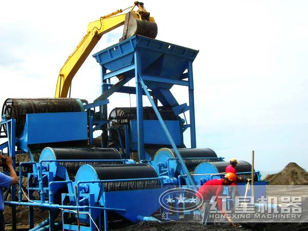 磁選生產(chǎn)線(xiàn)生產(chǎn)現(xiàn)場(chǎng)