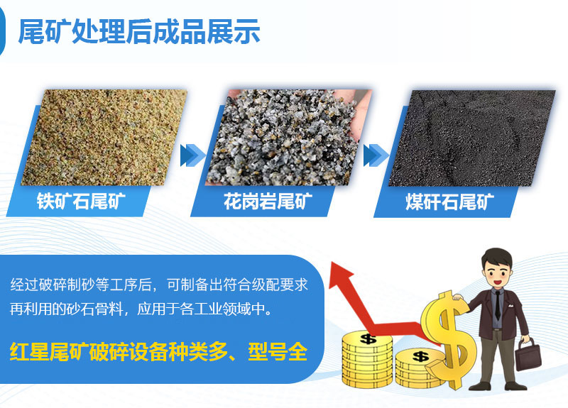 尾礦處理后成品展示 尾礦處理后成品展示