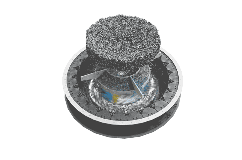 沖擊式制砂設(shè)備工作原理動態(tài)圖 沖擊式制砂設(shè)備工作原理動態(tài)圖