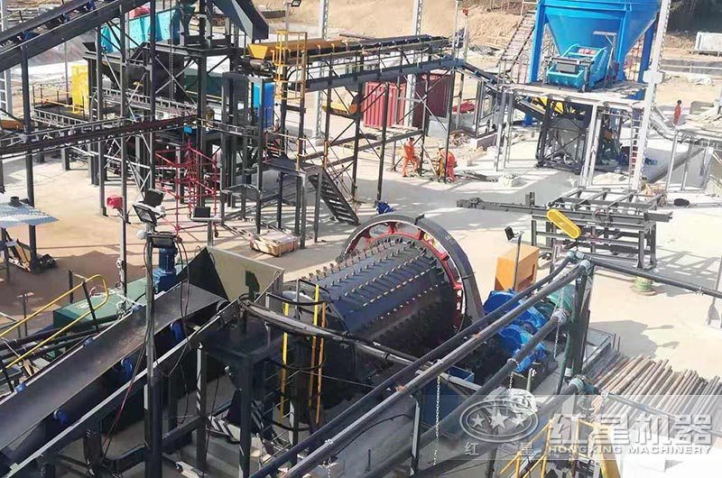 棒磨機(jī)工作現(xiàn)場實(shí)拍圖 棒磨機(jī)工作現(xiàn)場實(shí)拍圖