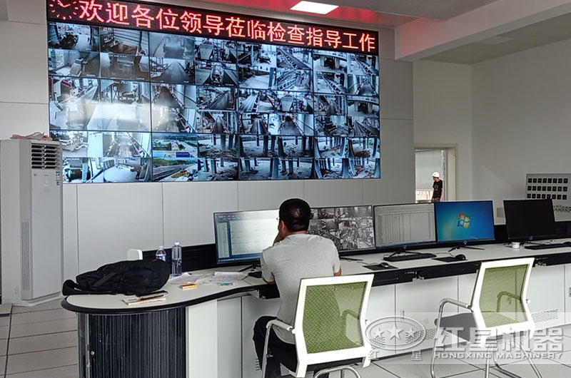 機制砂廠監(jiān)控房間