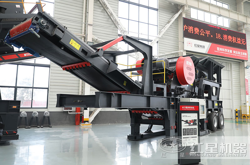 時產150噸移動破碎機配置參數(shù)_多少錢一臺？