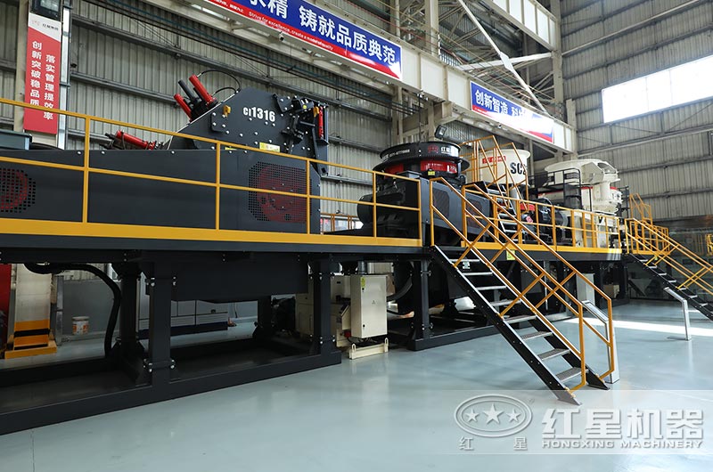 反擊破+圓錐破+制砂機圖片 反擊破+圓錐破+制砂機圖片