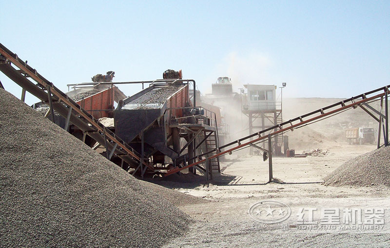 生產(chǎn)沙子現(xiàn)場 生產(chǎn)沙子現(xiàn)場