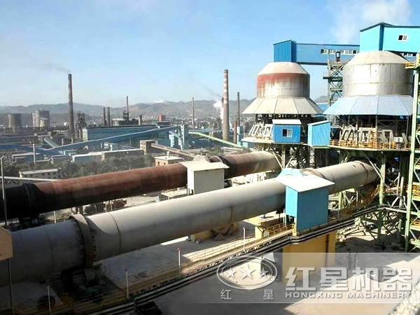 紅星客戶石灰石回轉(zhuǎn)窯工作現(xiàn)場(chǎng)