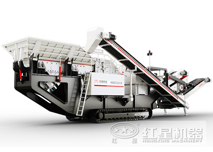 履帶式移動(dòng)破碎機(jī)——履帶液壓驅(qū)動(dòng)，一體化作業(yè)效率更高