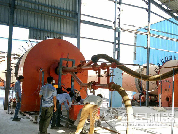 生產(chǎn)線安裝搭設(shè)現(xiàn)場(chǎng)