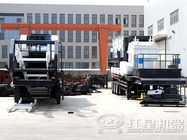 流動(dòng)汽車載式碾石機(jī)實(shí)拍圖