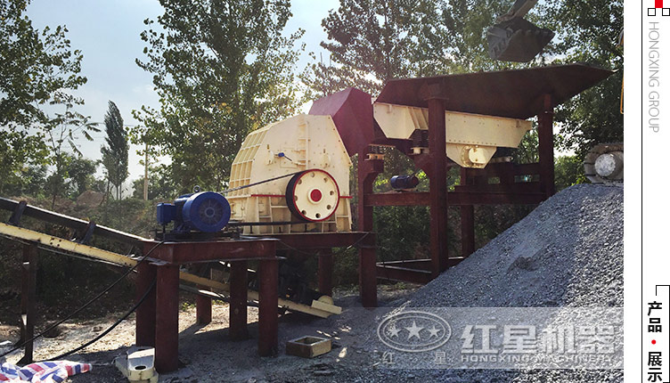 二合一錘式打砂機(jī)作業(yè)現(xiàn)場