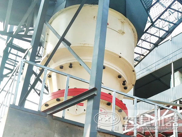 與圓錐破相較，再高硬度的石料也完敗