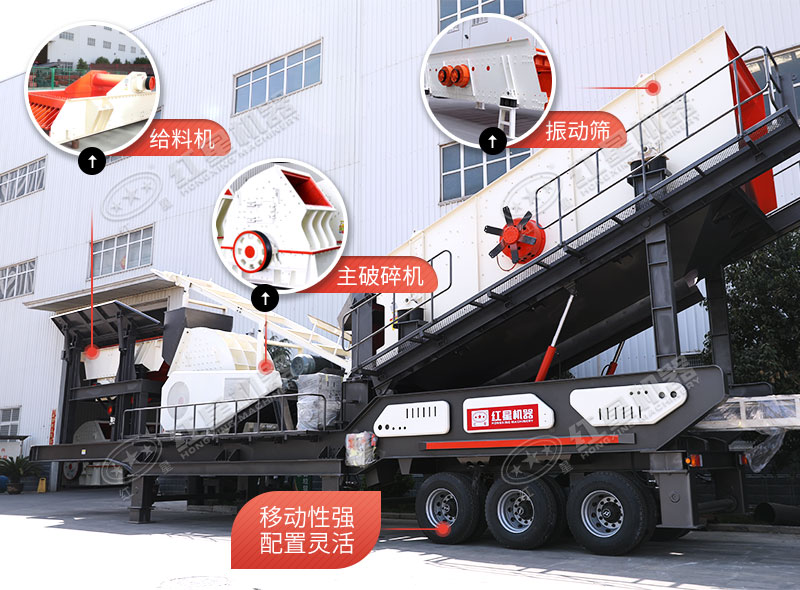 配置齊全的移動式破碎機(jī)