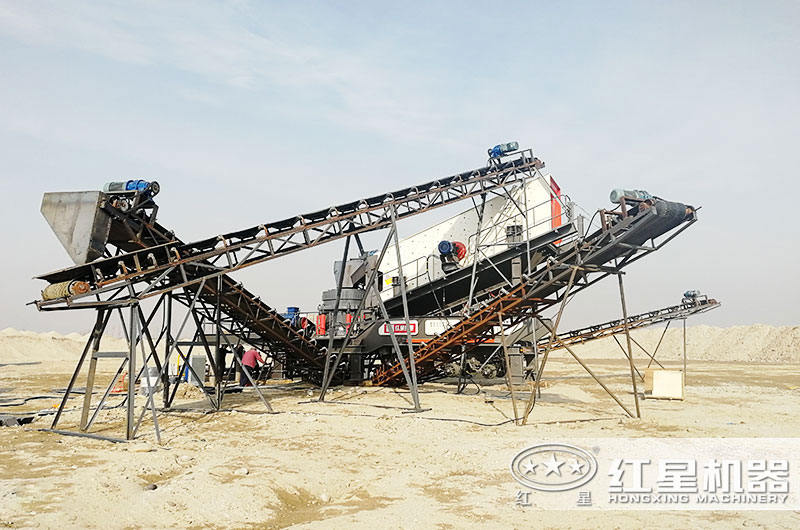 鋼筋混凝土破碎用什么機器？建筑垃圾移動破碎站剛剛好