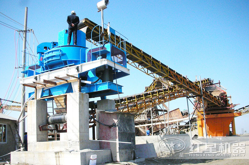 機(jī)制沙生產(chǎn)現(xiàn)場(chǎng)