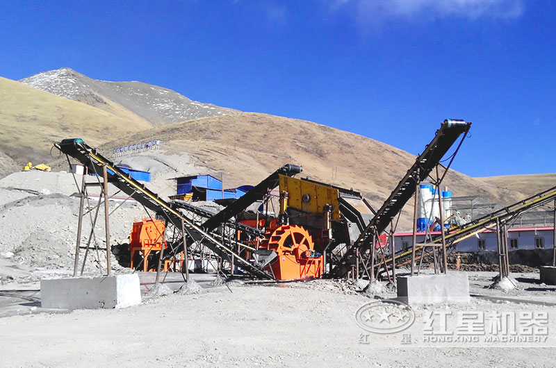 水洗沙設備作業(yè)現(xiàn)場