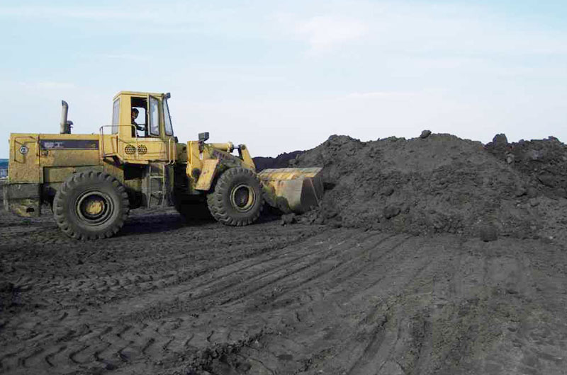 濕煤泥怎么破碎？選用這款800型立式破碎機還不錯