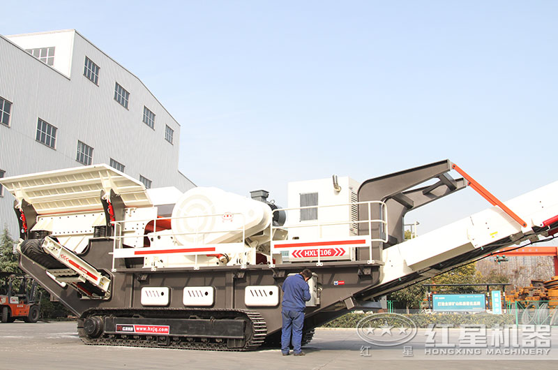 河南哪里有履帶移動破石機賣？有沒有現(xiàn)場視頻