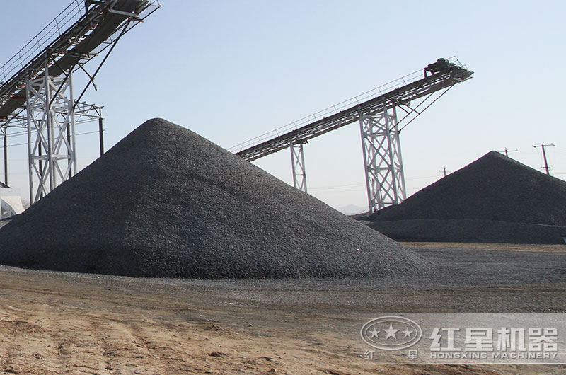 機制砂生產(chǎn)現(xiàn)場