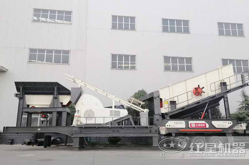 與給料機、破碎機一起搭載的新型車載可移動篩砂機