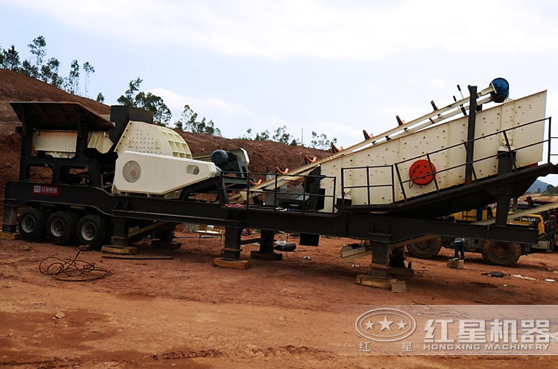 價格實惠的移動錘式沙子破碎機現(xiàn)場