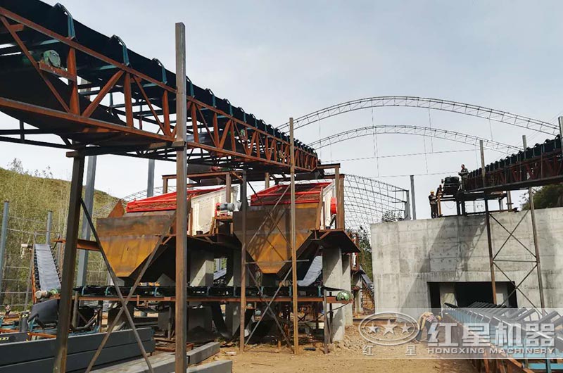 一噸原石出多少噸12、13石子？都需要哪些石子碎石機設備？