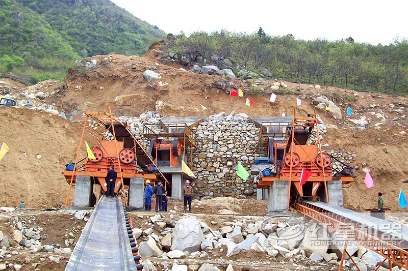 廢棄混凝土再生石子線多少錢一套？鋪路石子一立方價(jià)格多少？