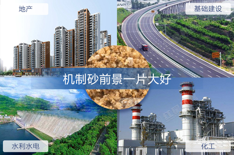 機(jī)制砂生產(chǎn)市場前景好，金山銀山就在眼前